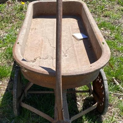 Antique Red Bullet Wagon