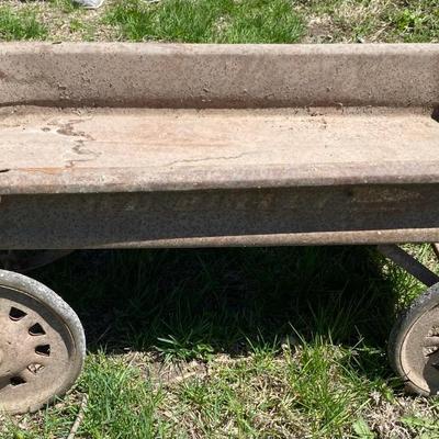 Antique Red Bullet Wagon