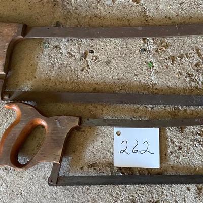 2 Vintage Meat Saws