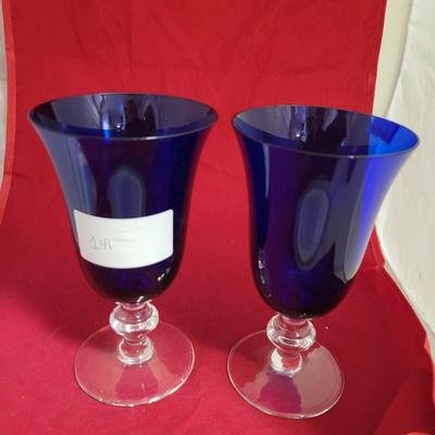 Blue Glass Cups
