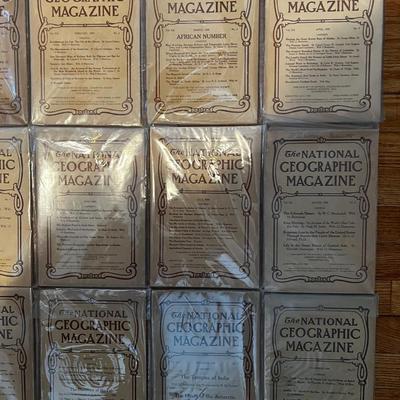 1909 Complete Set National Geographic Magazineâ€™s