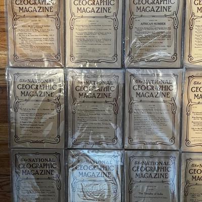 1909 Complete Set National Geographic Magazineâ€™s