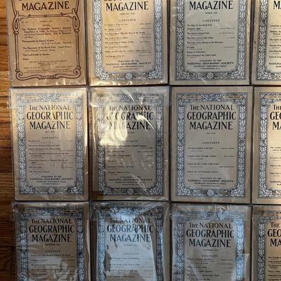 1910 Complete Set National Geographic Magazineâ€™s