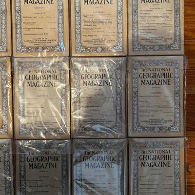 1911 Complete Set National Geographic Magazineâ€™s