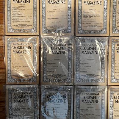 1911 Complete Set National Geographic Magazineâ€™s