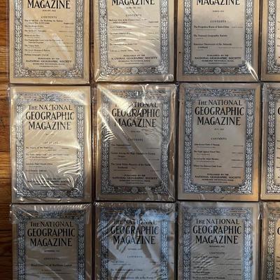 1912 Complete Set National Geographic Magazineâ€™s