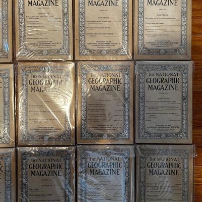 1912 Complete Set National Geographic Magazineâ€™s