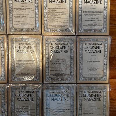 1913 Complete Set National Geographic Magazineâ€™s