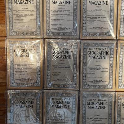 1913 Complete Set National Geographic Magazineâ€™s