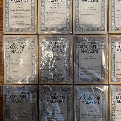 1914 Complete Set National Geographic Magazineâ€™s
