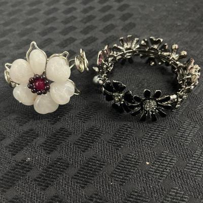 Floral bracelets