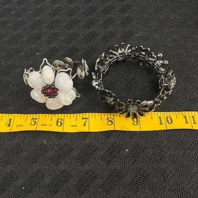 Floral bracelets