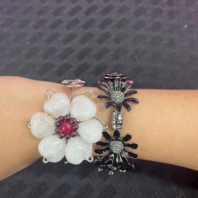Floral bracelets