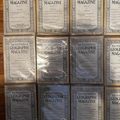 1920 Complete Set National Geographic Magazineâ€™s