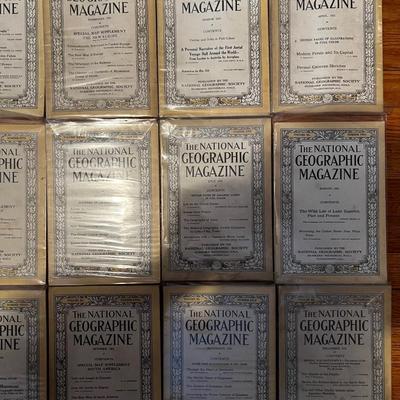 1921 Complete Set National Geographic Magazineâ€™s