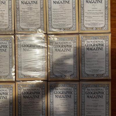 1922 Complete Set National Geographic Magazineâ€™s