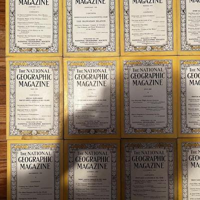 1924 Complete Set National Geographic Magazineâ€™s