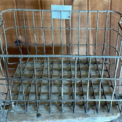 Vintage Wire Crate