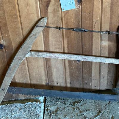 Vintage Cross Cut Saw