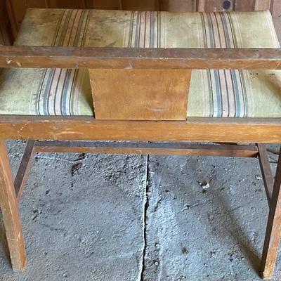 Vintage Vanity Bench