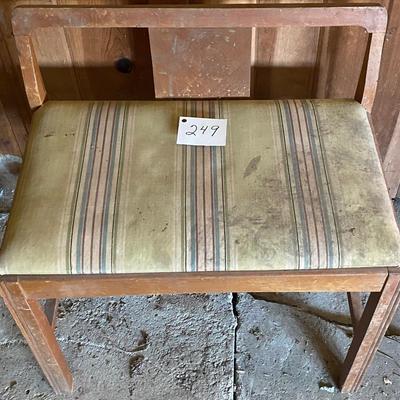 Vintage Vanity Bench