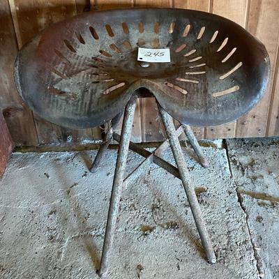 Vintage Tractor Seat Stool