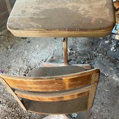 Vintage Student Desk