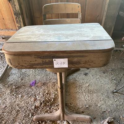 Vintage Student Desk