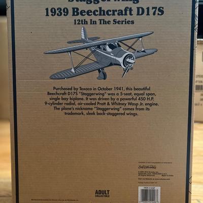 â€œStaggerwingâ€ 1939 Beachcraft D17S Die Cast Bank