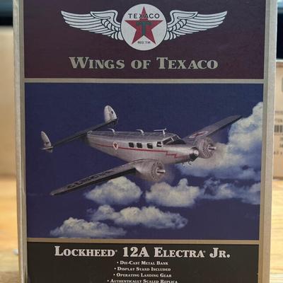 Lockheed 12A Electra Jr. Die Cast Bank