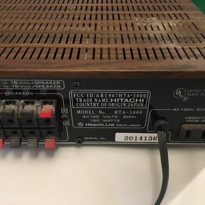 Hitachi reciever HTA-3000