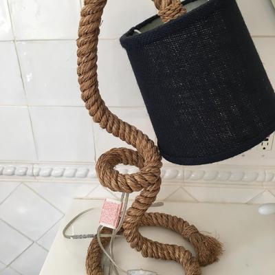 Nautical Rope base lamp.