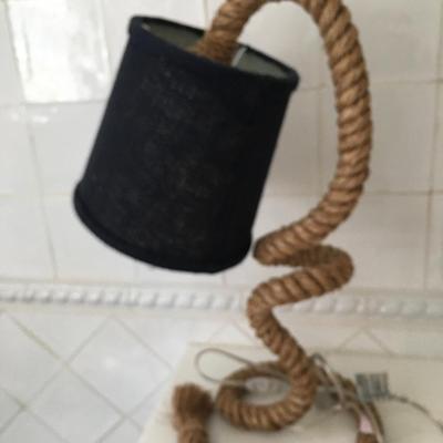 Nautical Rope base lamp.