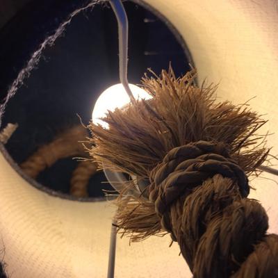 Nautical Rope base lamp.