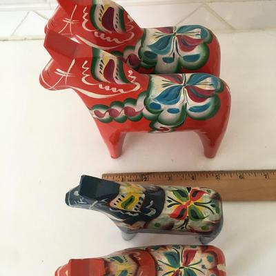 NIils Olsson Dala wood horses