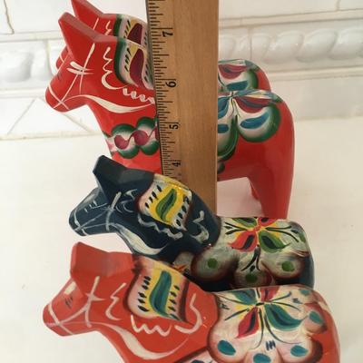 NIils Olsson Dala wood horses