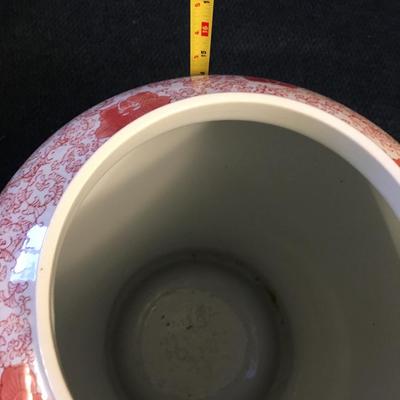 Extra large ginger jar with lid