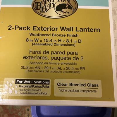 378 2-Pack Exterior Wall Lanterns