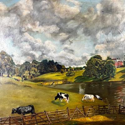 1212 Replica of Wivenhoe Park, Essex Oil Painting by John Constable