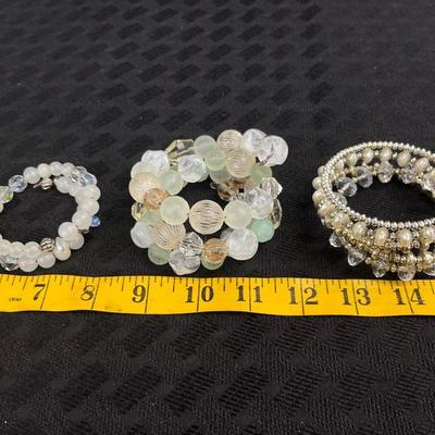 Beaded Fashion Bracelets lot of 3
