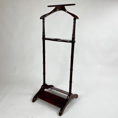 1216 Antique Gentlemanâ€™s Butler Stand with Coin Dish