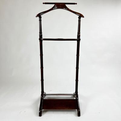 1216 Antique Gentlemanâ€™s Butler Stand with Coin Dish
