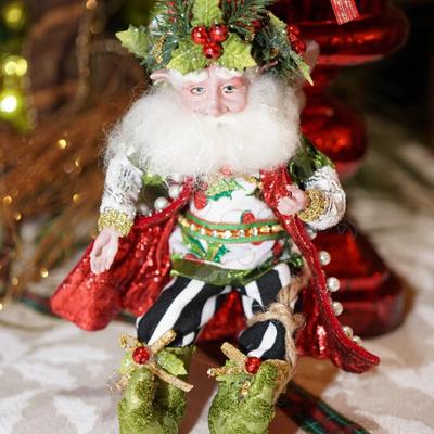 HOLIDAY MARK ROBERTS FAIRY ELF " DANGLE LEGS" SHELF SITTER