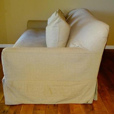 Wendell 90'' Slipcovered Sofa