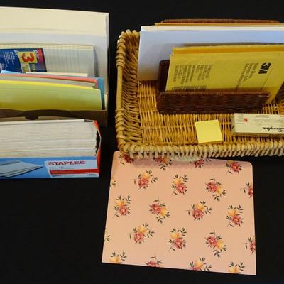 Miscellaneous Office Stationary and Plastic Drawers (2)