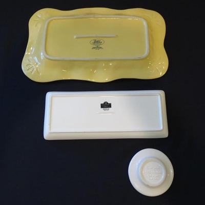 Set of (3) Designer Serving Platters