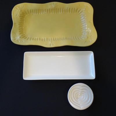 Set of (3) Designer Serving Platters