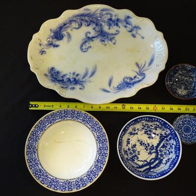 Beautiful Collection of Blue/White Serving Dishes