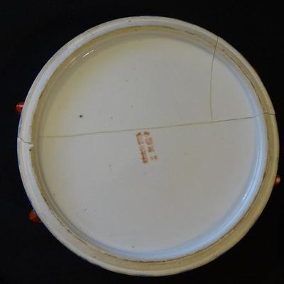 Vintage Japanese Porcelain Stacking 4 Tier Rice Soup Jubako Bento Box Bowls and a Sushi Boat Shaped Plate with Lid