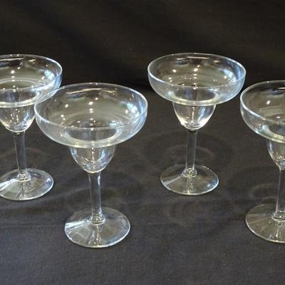Set of (4) Vintage Margarita Glasses